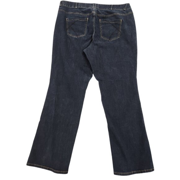 Lane Bryant Jeans Women's 22 Dark Wash Straight Tighter Tummy Technology - Picture 3 of 6